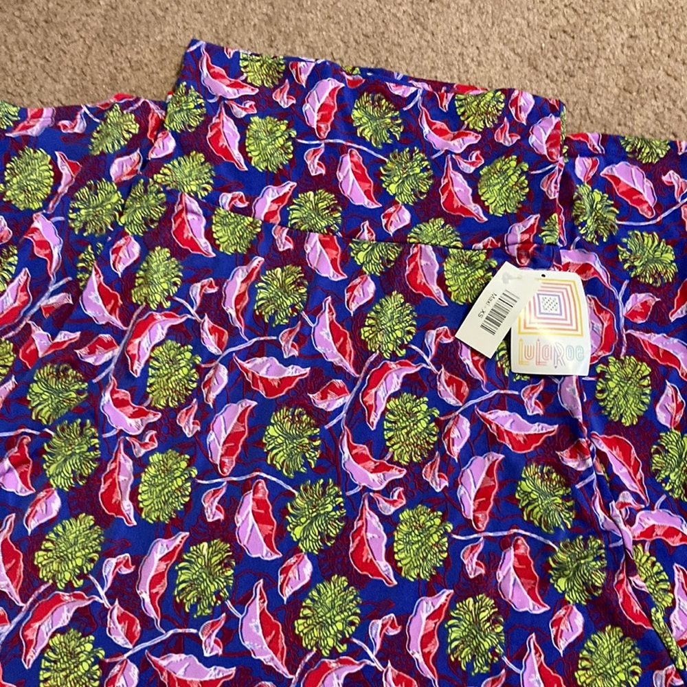 Purple, pink, flowered maxi from LuLaRoe